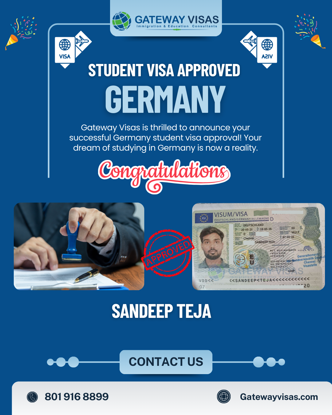 Germany Student Visa Approved in 2025